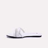 brampton white fancy flat slippers for womens