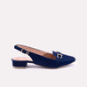 briara womens blue fancy pumps