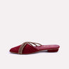 briella maroon fancy mules for mens