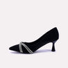 bromley black fancy pumps for womens