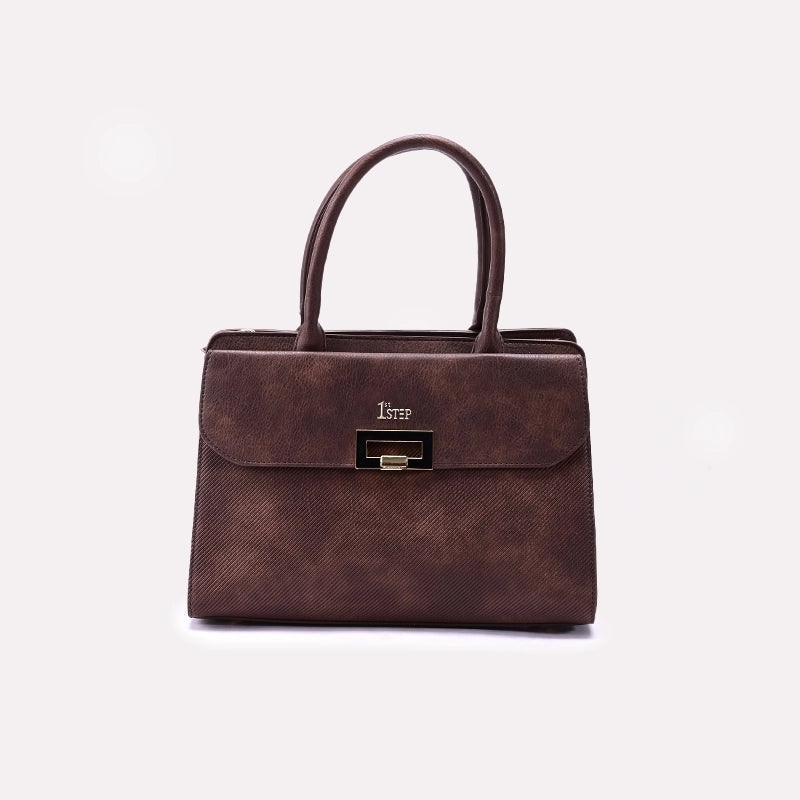 Brown Casual Shoulder Bags