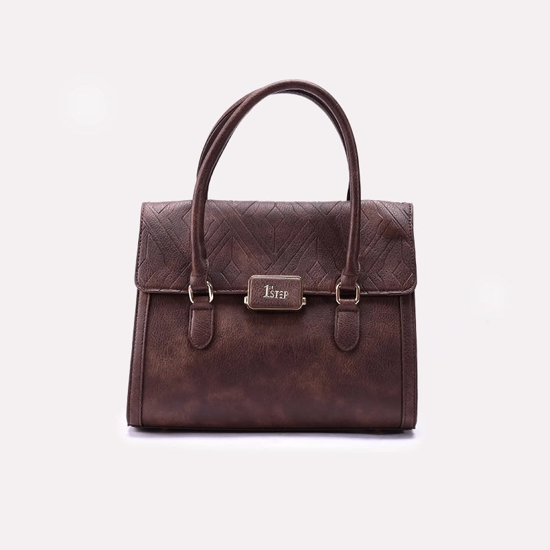 Brown Casual Shoulder Bags