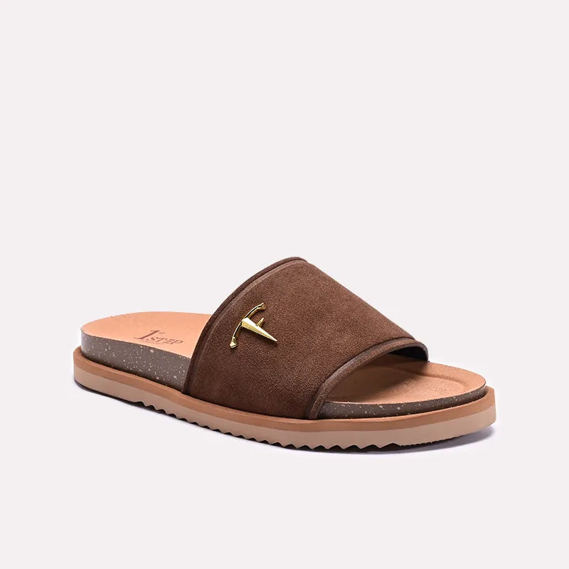 Brown Casual Slippers