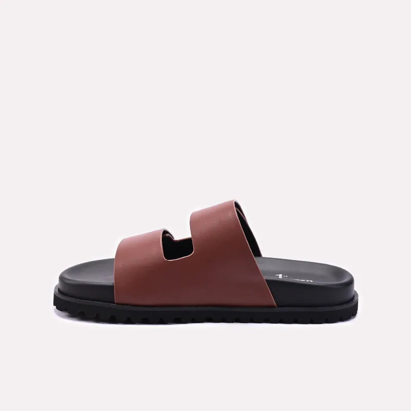 Brown Casual Slippers for Men