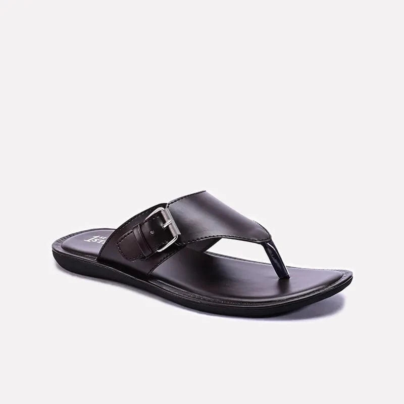 brown casual strap slides for men
