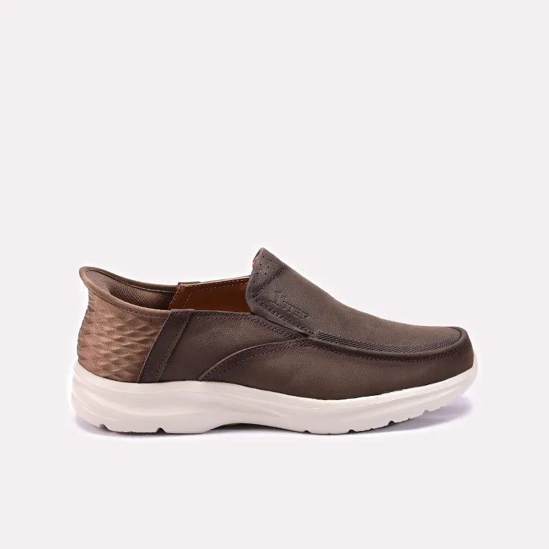 Mens Brown Comfy Casual Shoes