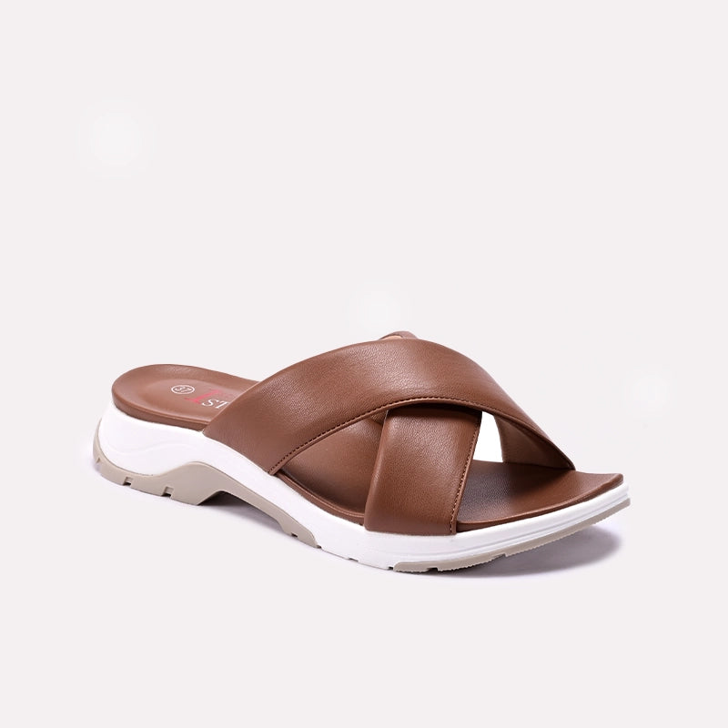 Brown Comfy Casual Slippers