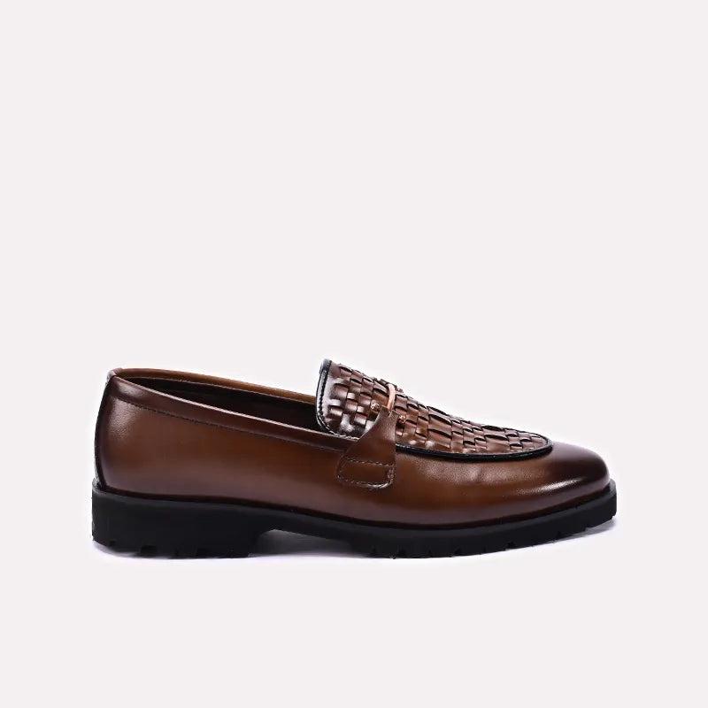 Mens Brown Exotic Formal Shoes