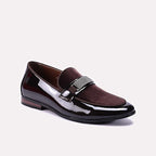 Brown Glossy Formal Shoes