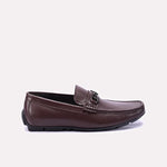 Mens Brown Horsebit Loafers
