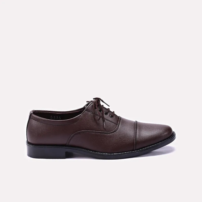 Mens Brown Matt Formal Shoes