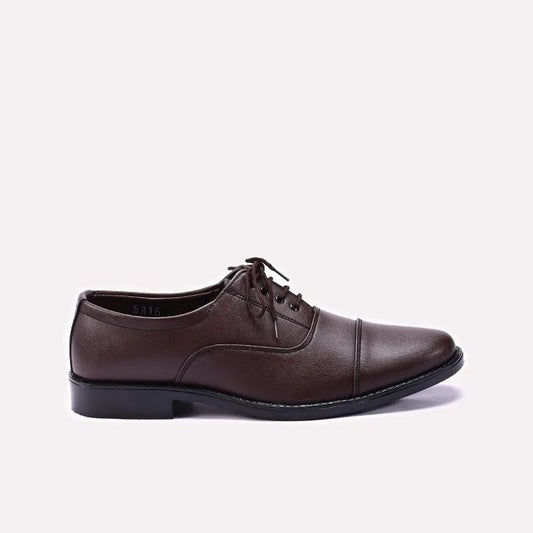 Mens Brown Matt Formal Shoes