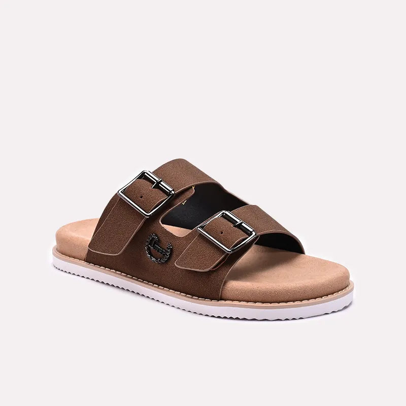 Brown Mens Casual Slippers