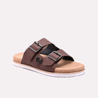 Brown Mens Casual Slippers