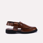 Mens Brown Peshawari Chappal