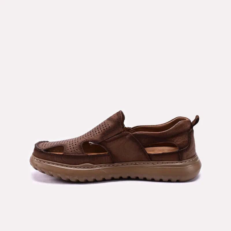 Mens Brown Roman Sandals