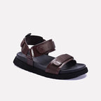Brown Velcro Casual Sandals 0141169