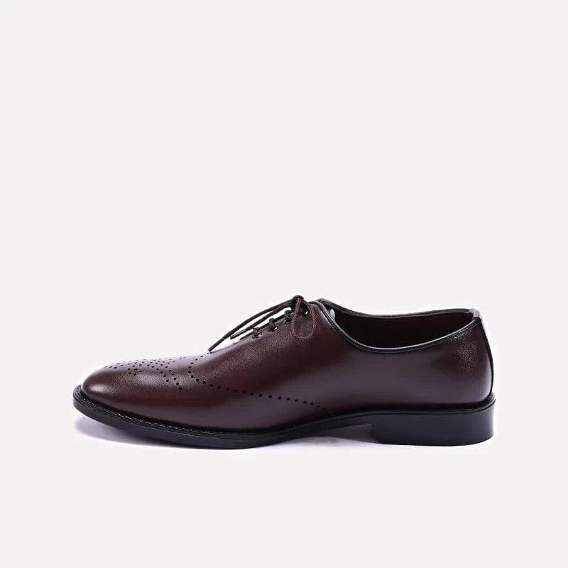 mens brown wingtip oxford shoes