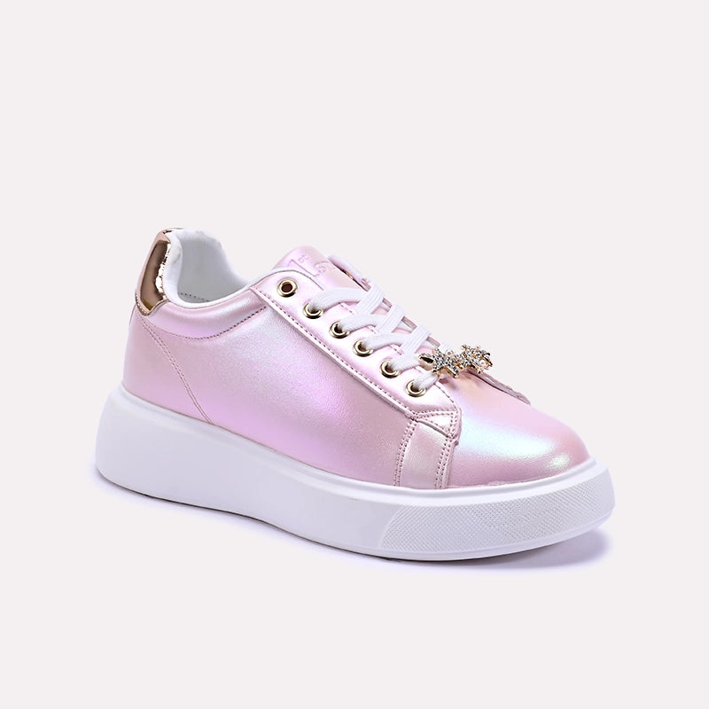 Cadenza Pink Glossy Sneakers 0440763