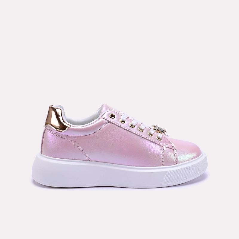 Cadenza Pink Glossy Sneakers 0440763