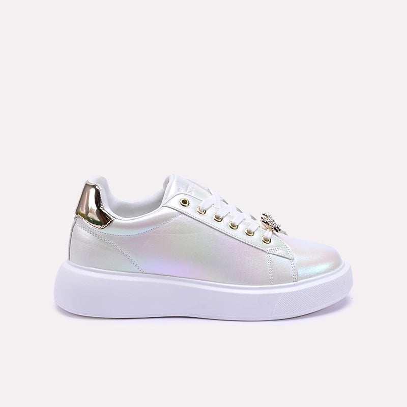 Cadenza White Glossy Sneakers 0440763