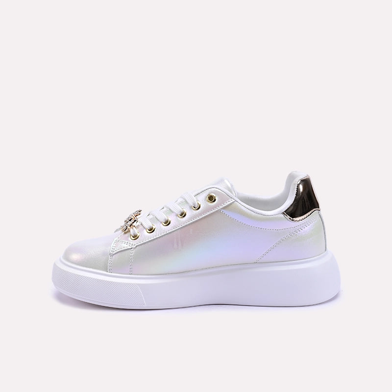 Cadenza White Glossy Sneakers 0440763