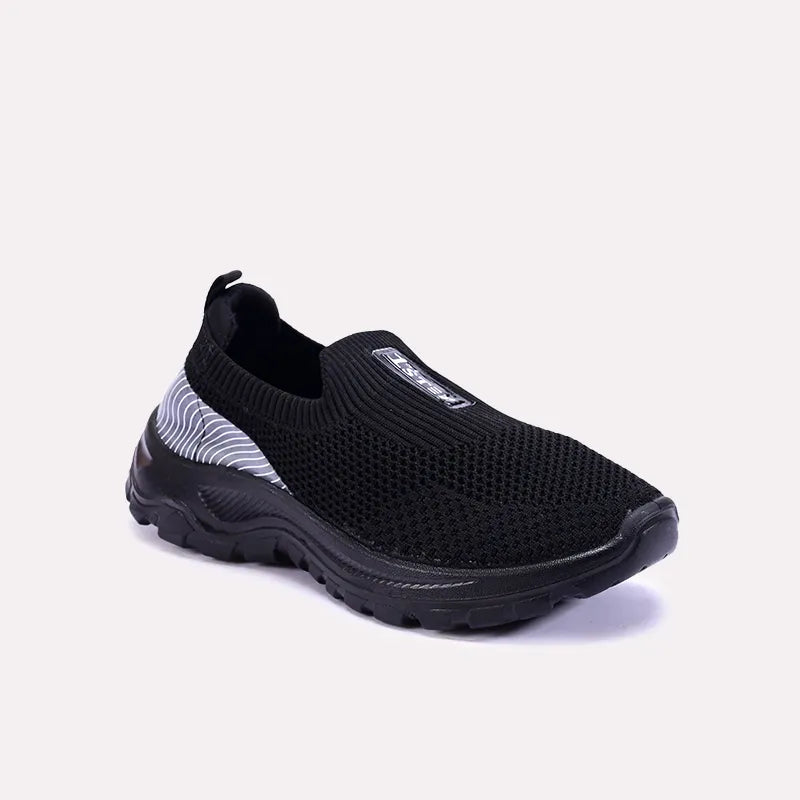 callista black slip on sneakers