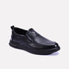 callum black perforated slip on casual shoes