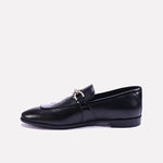 cambridge black formal slip on shoes for men