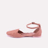 camellia pink casual pumps for women