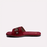 camila maroon fancy slippers for women