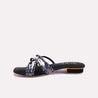 carmina black fancy slippers for women