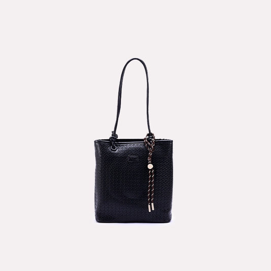 Carmine Black Casual Shoulder Bags  0331195