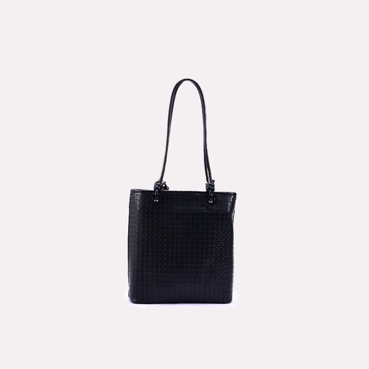 Carmine Black Casual Shoulder Bags  0331195