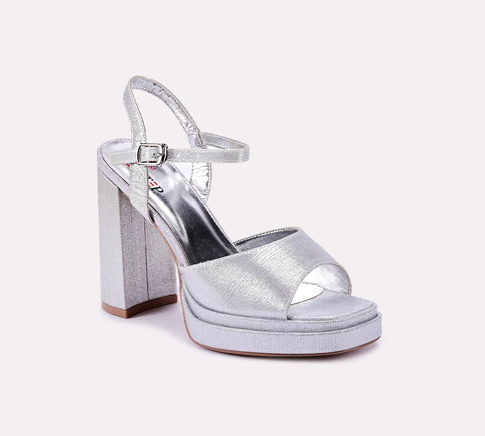 casey silver high heel sandals