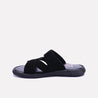 cedric black casual slippers for mens