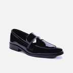 chesterfield black slip on formal loafers