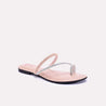 claremont peach fancy slippers