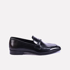 clarendon mens black formal slip on shoes