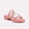 cordelia peach chunky slippers