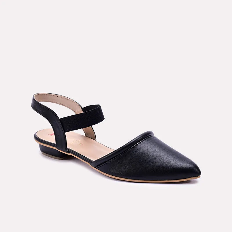 corinna black casual pumps
