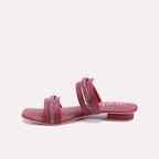 cressida maroon fancy slippers for women