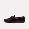 crispin brown perforated tassel loafers for men