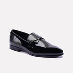 Crown Black Glossy Dress Loafers 0111306