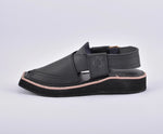 Black Kaptan Peshawari Sandal 0140171