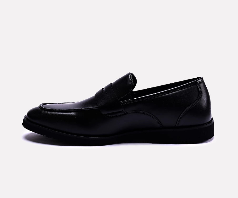 mens black dress loafers