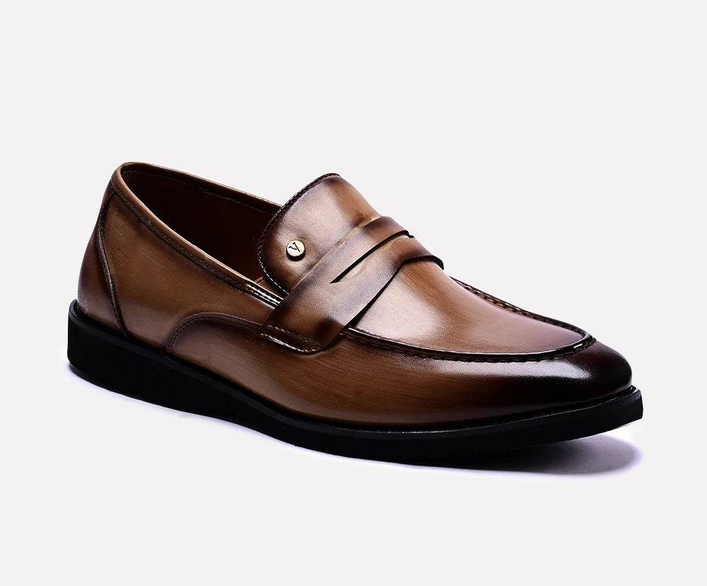 fawn loafer dress shoes