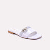 damaris white fancy slippers