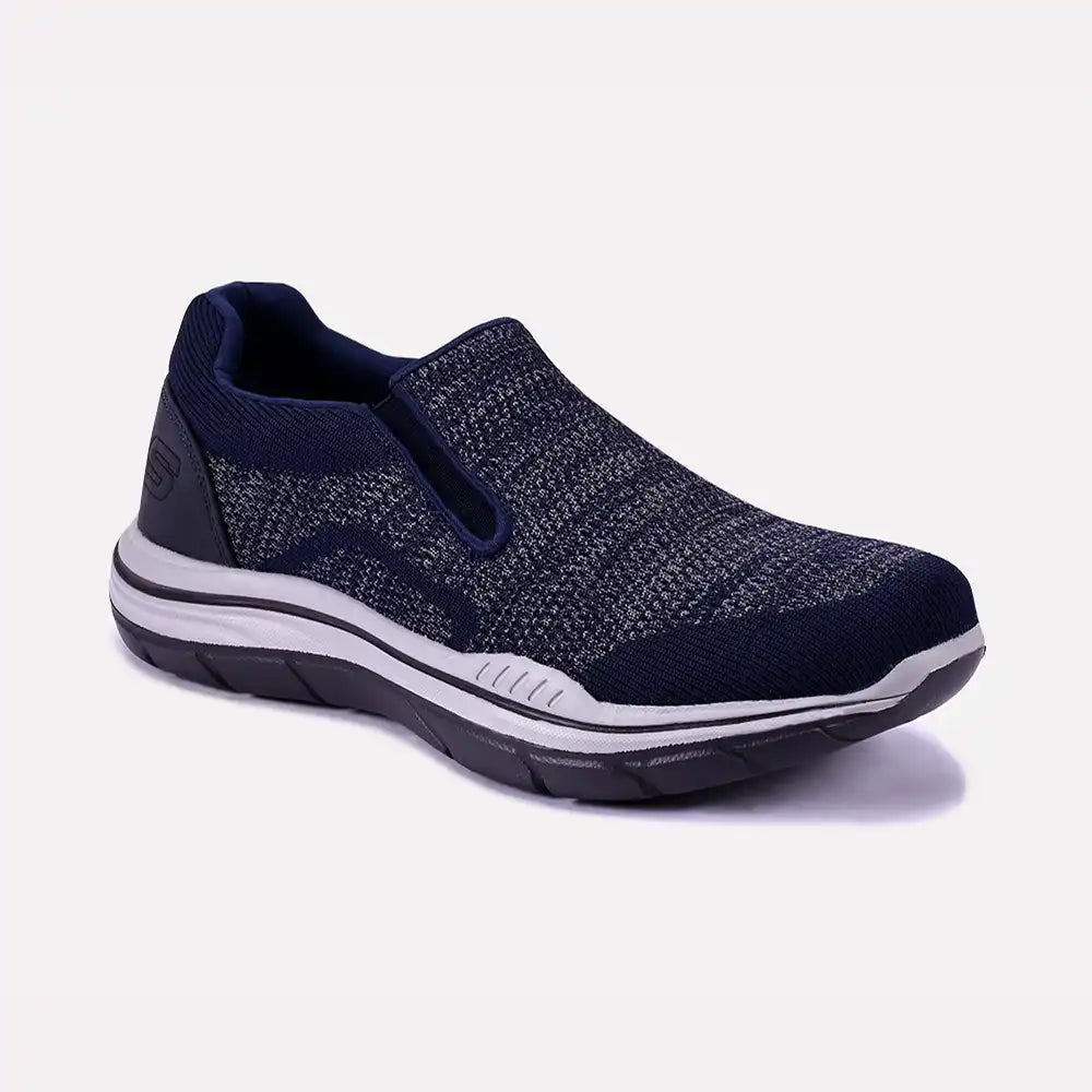 dan men blue slip on sneakers