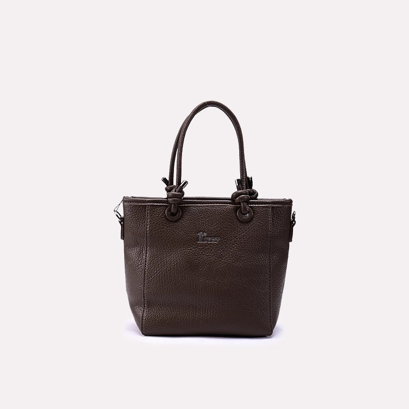 Dark Brown Casual Shoulder Bags